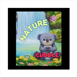 Koala Nature Cuddle Posters and Art